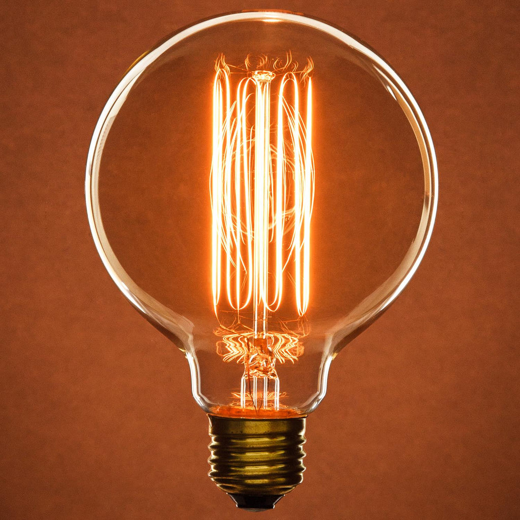 Incandescent - Filament Vintage Style G30 - 60 Watt -Warm White - 2700 Kelvin