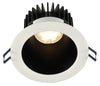 Lotus LED Lights LD4R-5CCT-HO-4R-BR-WT  4 inch Round Deep Regressed LED Downlight - High Output - 18 Watt - 5CCT 27-30-35-40-50K - 30 degree Beam Angle - Black Reflector - White Trim