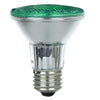 Halogen - Colored PAR20 Reflector - 50 Watt -Green - Green
