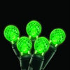 American Lighting G12-70/4-G-GR-S Commercial Standard Grade G12 LED Light String - 23.6 feet - Green - 70 LED - 6 Inch Space - 120 Volt - 4.8 Watt Per String - Green Wire
