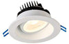 Lotus LED Lights - 4 Inch Regressed - Gimbal LED Downlight - 20 Degree Tilt - 360 Degree Rotation