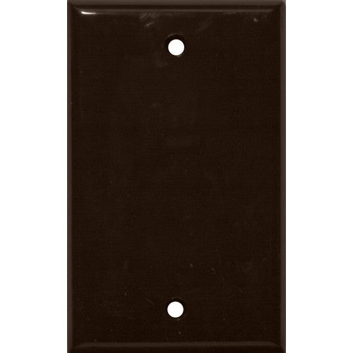 Morris Products 81512 Brown 1 Gang Blank
