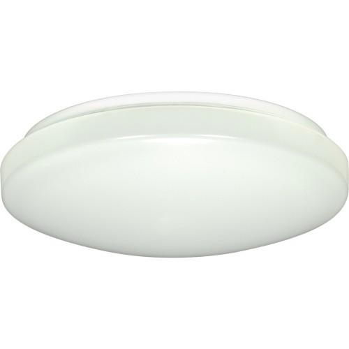 NUVO Lighting 62/545 LED Fixture 11 inch - Flush Mounted, White Finish, 12.5 Watt, 3000 Kelvin, Warm White, 900 Lumens, Direct Wired Base, 120 Volt, Dimmable, 50000 Average Rated Hours