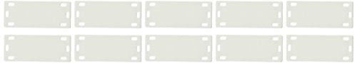 Morris Products 20386 2.4 inch x  1 inch Marker Plate (Pack of 10)