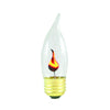 Bulbrite 410803 3 Watt CA10 Incandescent White Flicker Flame