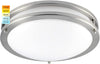 Luxrite LR23281 - LED12"FLUSH/CHROME/5CCT/D