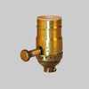 Kirks Lane-32065 - stamped brass antique full range dimmer socket