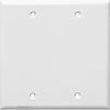 Morris Products 81521 White 2 Gang Blank