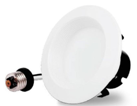 Legion LEDRE4RD-8-50-120V-WH - 4 Inch LED Downlight Retrofit  - Round - 5000 Kelvin - Dimmable - Decorative White Flange