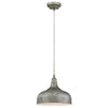 Westinghouse 6330100 One Light Pendant - Antique Steel Finish