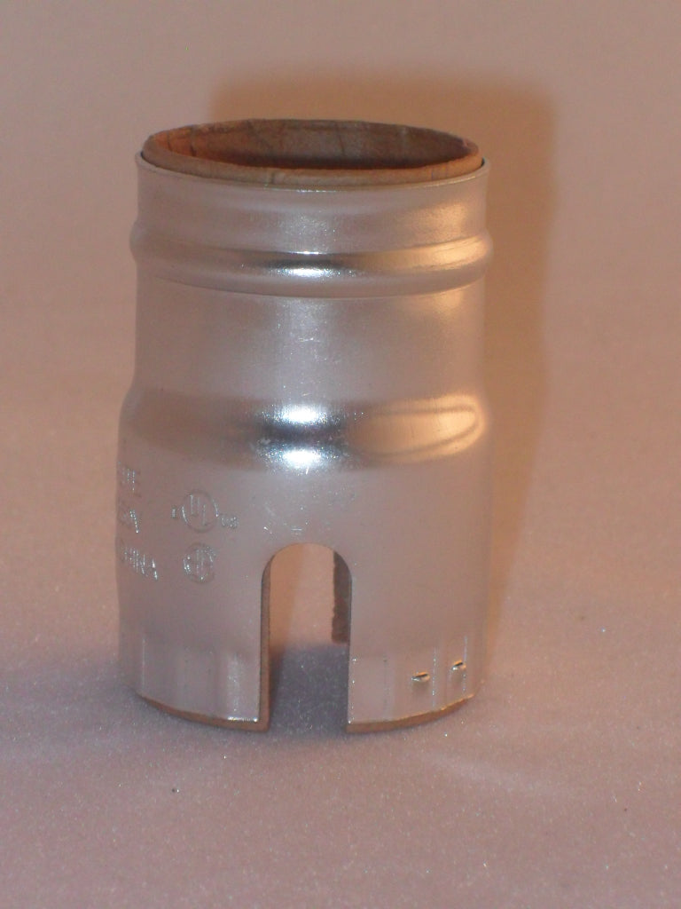Kirks Lane-32259 - nickle push through lamp socket shell