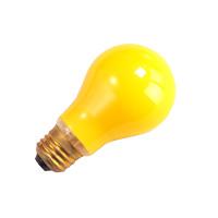 Halco A19BG60 - 60 Watt A19 Incandescent Lamp - Yellow Bug