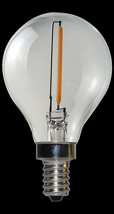 LED Antique Filament Lamp - 0.5 Watt - 50 Lumens - 2700K Kelvin - 80 CRI - 15000 - Dimmable - LR21257