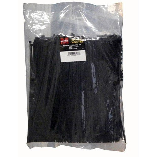 Morris Products 20162 UV Cable Tie 40LB 11-3/4 inch 1000 (Pack of 1000)