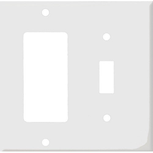 Morris Products 83432 Wh 2 Gang 1SW 1GFCI Metal