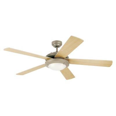 Westinghouse 7234100 Indoor Ceiling Fan with Dimmable LED Light Fixture - 52 inch - Brushed Pewter Finish - Reversible Blades - Frosted Glass