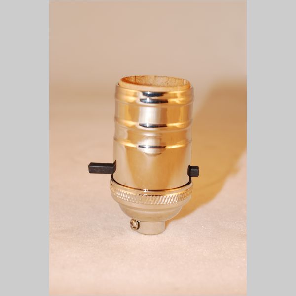 Kirks Lane-30548 - nickle plt turned heavy brass socket w/ss