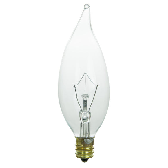 Incandescent - Chandelier - 40 Watt - 388 Lumens  - Warm White - 2700 Kelvin