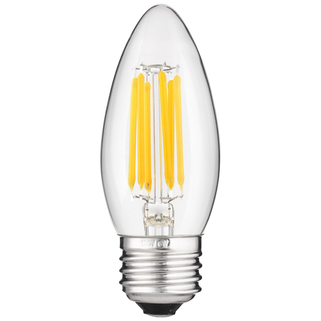 LED - Chandelier - 6 Watt - 600 Lumens  - Super White - 5000 Kelvin