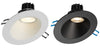 Lotus LED Lights LRG3-27K-4RSL-BK - 4 Inch Downlight 30 Degree Sloped Regressed Gimbal - 7.5 Watt - 2700 Kelvin - Black Finish