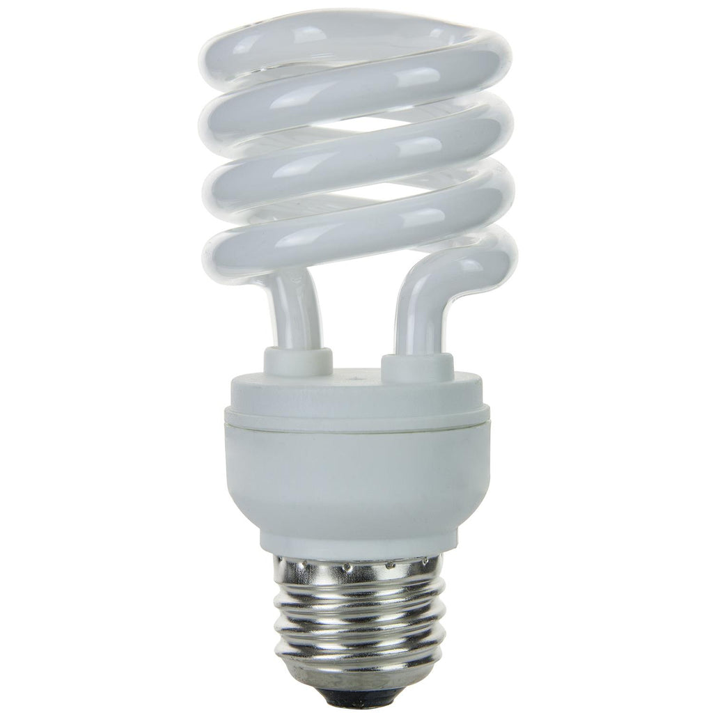 Compact Fluorescent - Super Mini Spiral - 13 Watt - 900 Lumens  - Warm White - 2700 Kelvin