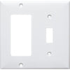 Morris Products 81791 WH Midsize 2G Tog&Decor/GFCI