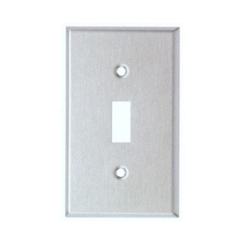 Morris Products 83882 304 Stainless Steel Oversize Wall Plates 1 Gang Toggle Switch - This 304 Stainless Steel Oversize Wall Plates 1 Gang Toggle Switch is perfect for commercial and decorative residential applications.