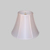 Kirks Lane-20350 - 18 Inch White Eggshell Bell Silk Lamp Shade