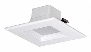 Satco S9758 - LED Downlight Retrofit - 4 Inch - 10 Watt - 4000 Kelvin - White/Frosted Finish
