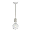 Bulbrite 810092 Pendant Fixtures White Direct Wire Natural Marble