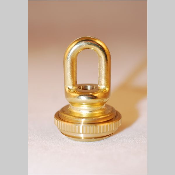 Kirks Lane-63876 - raw cast brass screw collar loop 1/8-ip