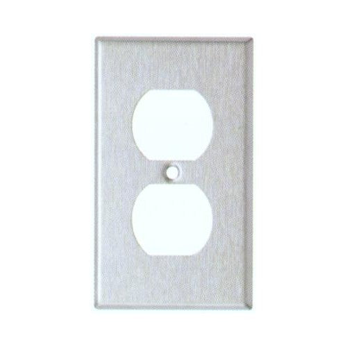 Morris Products 83831 SS 1 Gang Receptacle Metal#304