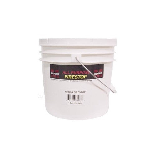 Morris Products 99984 Fire Stop Caulk 1 Gal - Non-Intumescent Silicate Based Fire Stop Caulk for commercial or residential buildings.