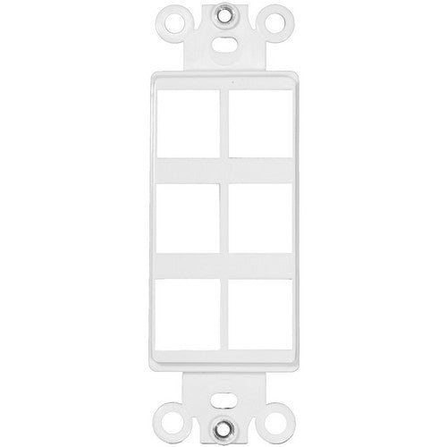 Morris Products 88120 6 Port Decorative Frame-White