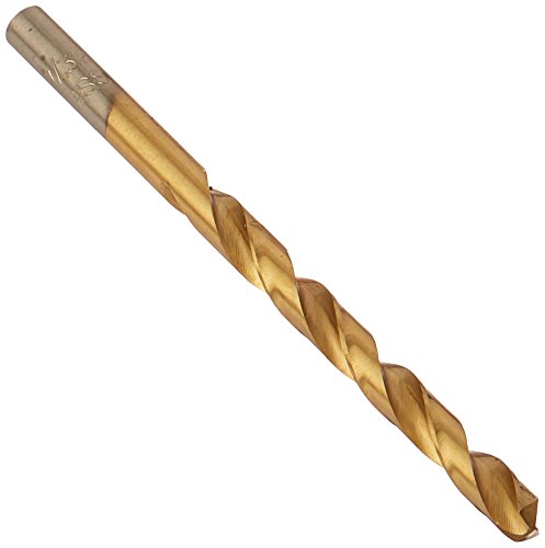 Morris Products 13532 7/32 inch X 3-3/4 inch Titanium Coated High Speed Steel Drill Bit