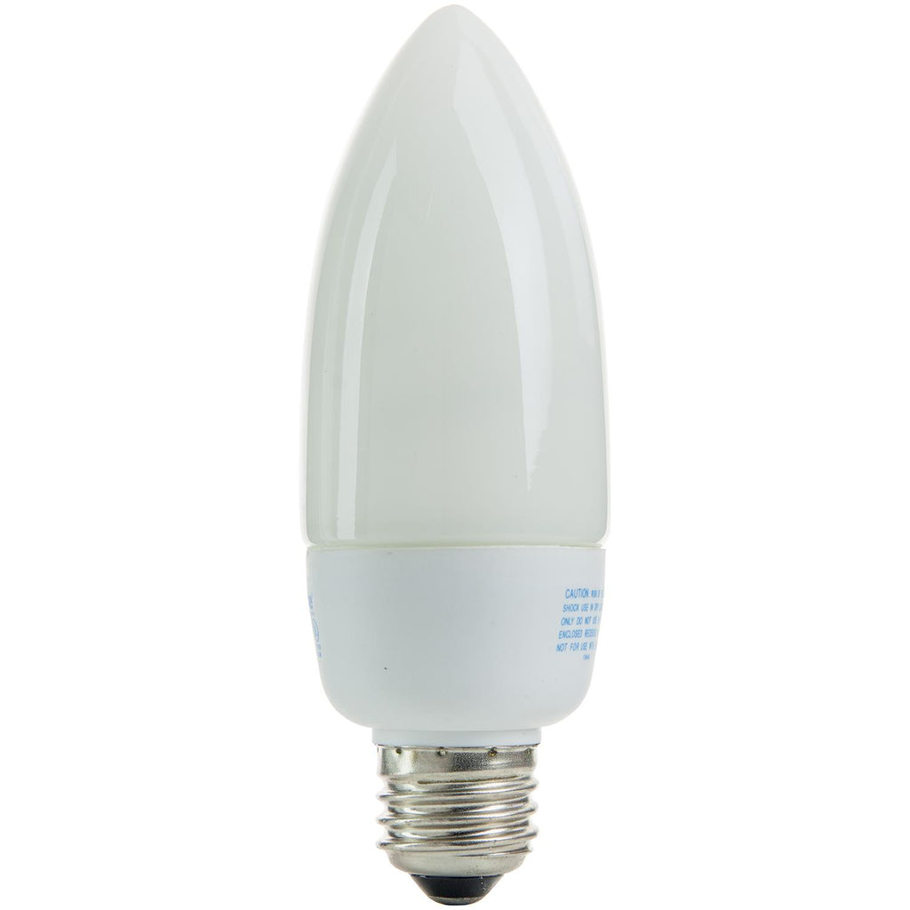 Compact Fluorescent - Chandelier - 14 Watt - 620 Lumens  - Daylight - 6500 Kelvin