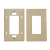 Morris Products 80900 Decorative Screwless Wallplate Ivory - A good-looking, unbreakable Decorative Screwless Wallplate.