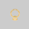 Kirks Lane-63821 - brass plated die cast colonial loop
