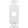 Morris Products 88112 1 Port Decorative Frame-White
