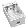 Morris Products 36002 WP Box 3-1/2 inch Holes White