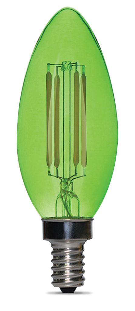 LED Filament Lamp - 4 Watt - Lumens - GREEN Kelvin - 82 CRI - 15000 - Dimmable - LR21227