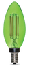 LED Filament Lamp - 4 Watt - Lumens - GREEN Kelvin - 82 CRI - 15000 - Dimmable - LR21227