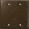 Morris Products 37264 Two Gang Blank Cover Bronze