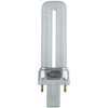 Plug-In - PL 2-Pin Single U-Shaped Twin Tube - 5 Watt - 210 Lumens  - Cool White - 4100 Kelvin