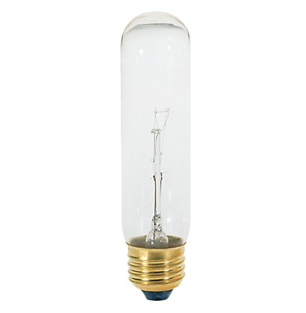 Satco S2880 60 watt; T10 Incandescent; 2000 Average Rated Hours; Clear; 120 volts; Teflon Coated