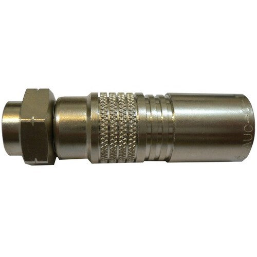 Morris Products 45077 F Male Compression Connectors Hi-Continuity Brass RG11U - Our Quad Shield F Male Connector is weatherproof for outdoor use.
