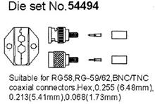 Morris Products 54495 RG-59, RG-6  Die Only