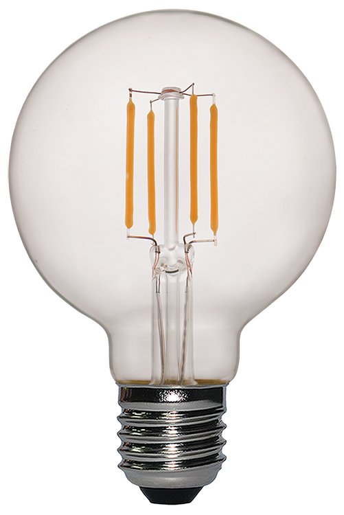 LED Antique Filament Lamp - 4 Watt - 350 Lumens - 2700K Kelvin - 80 CRI - 15000 - Dimmable - LR21256