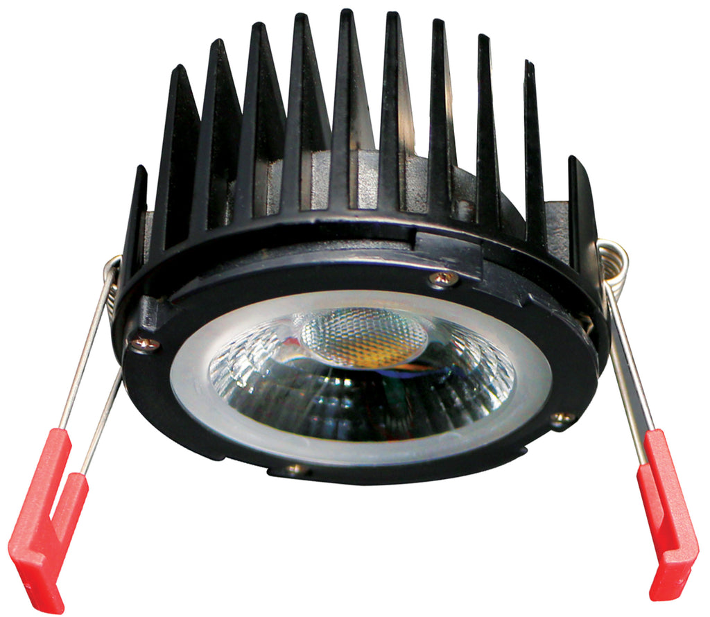 Luxrite LR24951-LR24952 - 4 Inch Interchangeable LED Downlight - 60 Degree Flood - 5 CCT - 1100 Lumens - 15 Watt - With Smooth White Trim