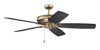 Craftmade SAP62SB5 - 62 Inch Ceiling Fan w/DC Motor w/Blades Satin Brass